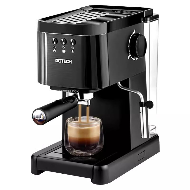 高泰6628意式半自动咖啡机家用小型蒸汽式打奶泡高压萃取煮浓缩