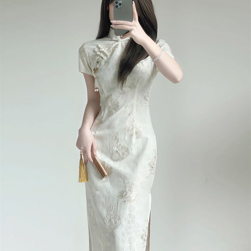 【花样年华旗袍】2025优雅改良春季连衣裙气质高端少女新中式国风