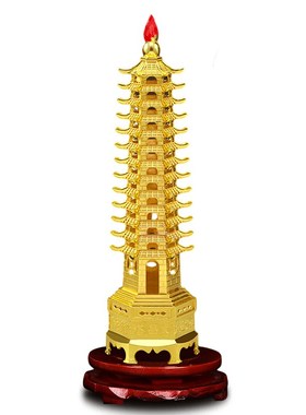 2024文昌塔摆件13层9层十三层九层状元笔钥匙扣小挂件桌面办公桌