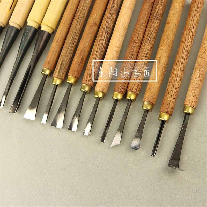 东阳雕刻刀 木雕根雕工具 手工刻刀工具套装 新手16件磨好可用,五金/工具,雕刻刀,淘宝优惠券,粉丝福利购,淘宝优惠卷