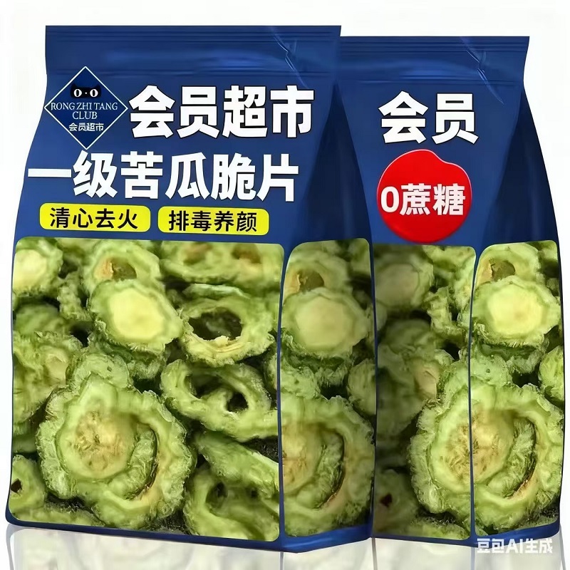 超市同款苦瓜脆片干原味苦瓜脆片