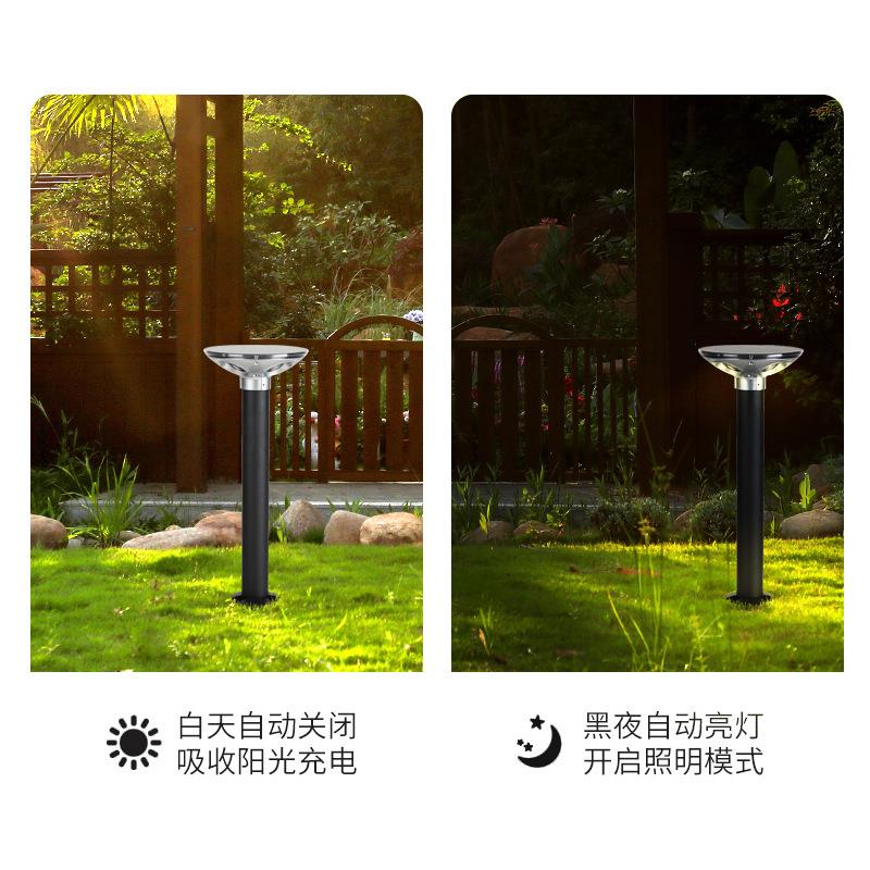 新款压铸铝太阳能草坪灯户外防雨别墅草地灯过道庭院装饰景观灯