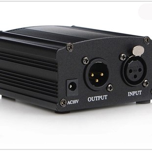 幻象电源 48V 话筒用幻像电源手机电脑直播 网络K歌电容麦电源