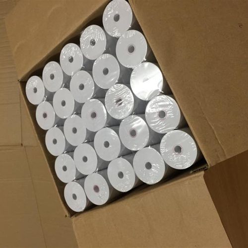 100卷无芯管热敏纸57x50热敏纸58mm收银纸超市小票纸美团外卖打印