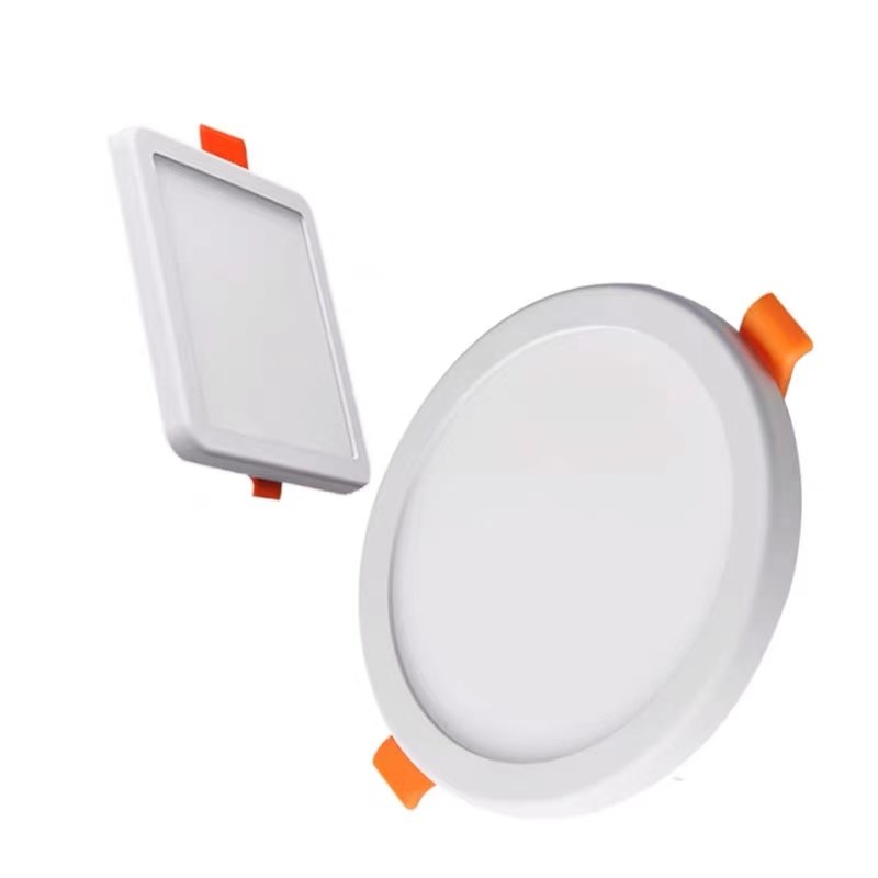 卡扣式超薄厕所led方形17开孔嵌入式浴室洗手间厨房吊顶30x30吸顶