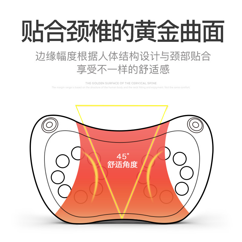 颈椎按摩器电动全身家用多功能肩颈部腿部车载仪充电便携式按摩枕