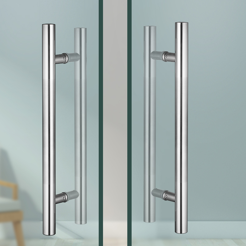 玻璃门把手不锈钢拉手大门钢化手柄双面推拉配件高档扶手对装加厚