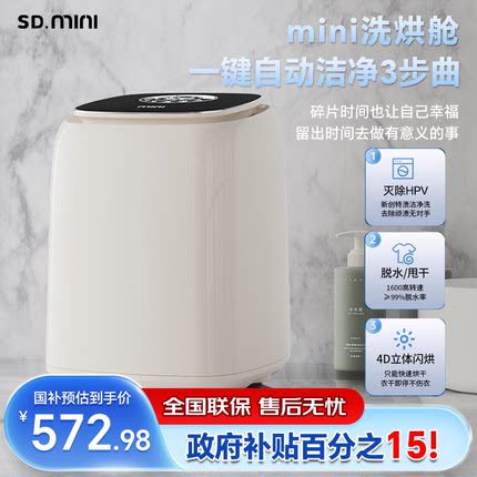 松电内衣洗衣机洗烘一体小型全自动迷你高温煮洗内裤专用清洗机