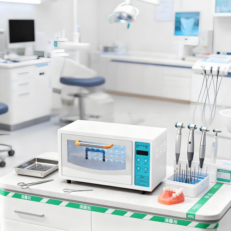 台式迷你奶瓶金属美容工具手机消毒器商用假牙白色灭菌uv消毒盒