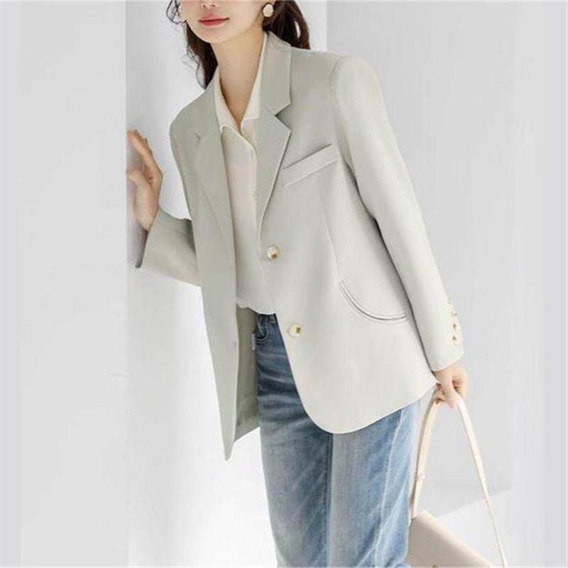 小个子西装外套女2025新款春秋休闲风韩版设计感西服高级感职业装