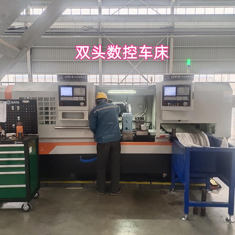 高精密自动双头数控车床双端平台倒角机厚壁钢管两端轴承定位