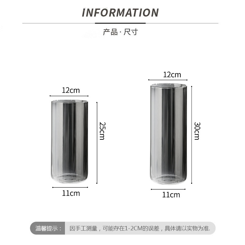 轻奢花瓶摆件玻璃透明水养富贵竹玫瑰百合插花客厅桌面落地装饰品,鲜花速递/花卉仿真/绿植园艺,花瓶,淘宝优惠券,粉丝福利购,淘宝优惠卷