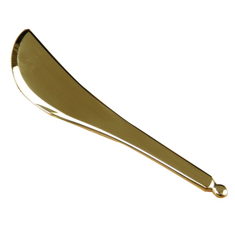 铜之美纯铜刮痧眼部黑眼圈拨筋棒女脸部经络全身通用头部点穴家用