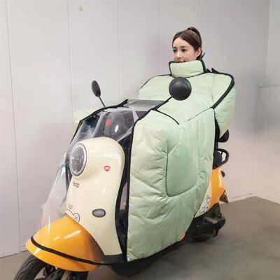 2023新款斗篷式挡风被冬季电动车防风防寒防水加绒加厚保暖冬款