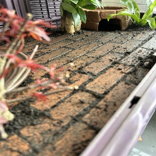 黄缘龟造景砖紫砂红陶手工小砖块吸水保湿