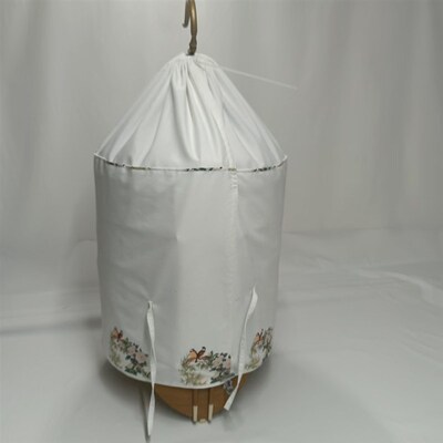 广笼画眉笼衣防仰头牡丹杜鹃花图案笼布28-36公分双层送夹子扎带