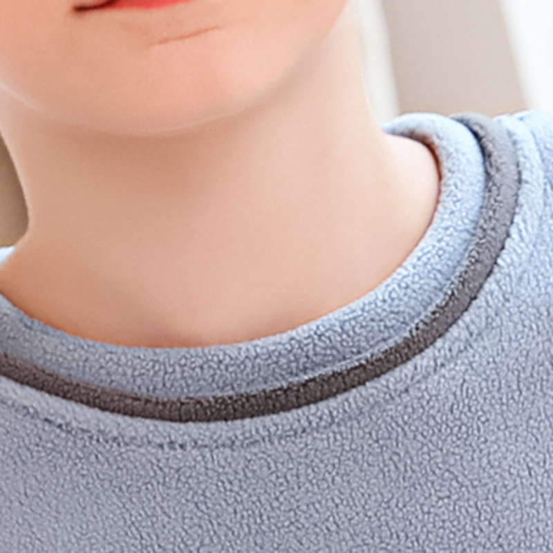 男童睡衣法兰绒冬款加厚加绒大童男孩秋冬季儿童珊瑚绒家居服套装