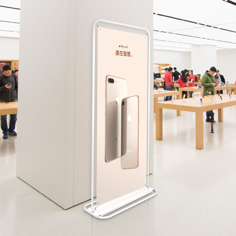 门型广告牌展示牌架子x展架立式落地式易拉宝80x180海报定制制作