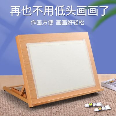 多功能画板画架美术生专用多用儿童桌上桌面可折叠台式画板架迷你