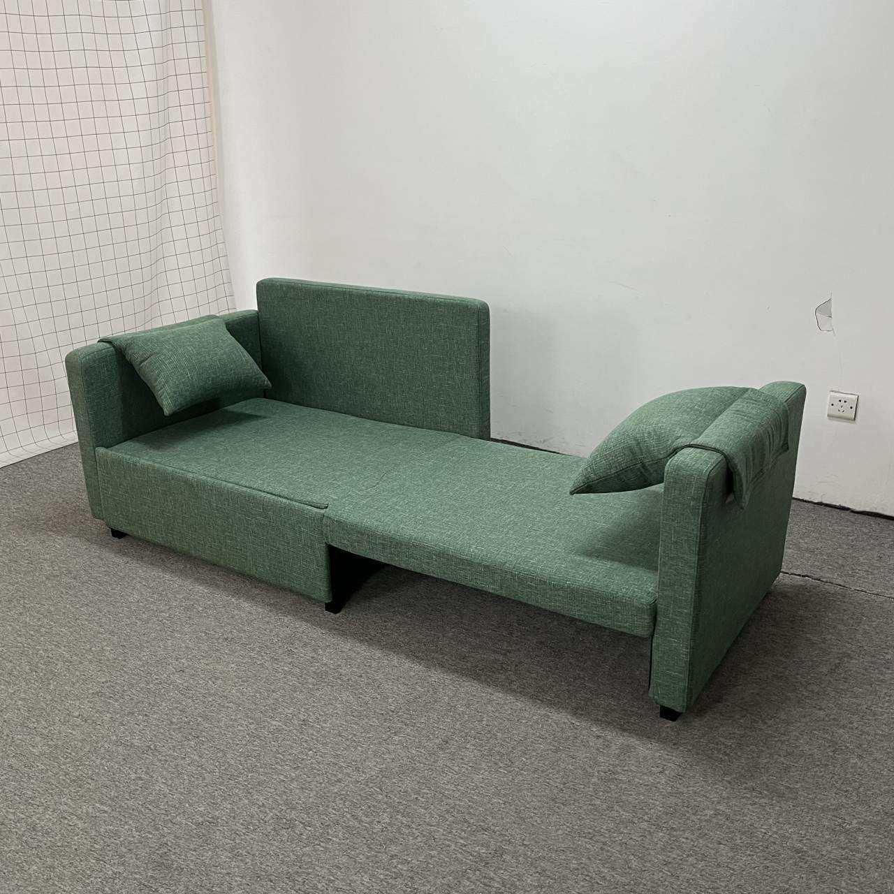 单人位沙发床推拉两用办公室午休阳台伸缩儿童多功能可折叠沙发床