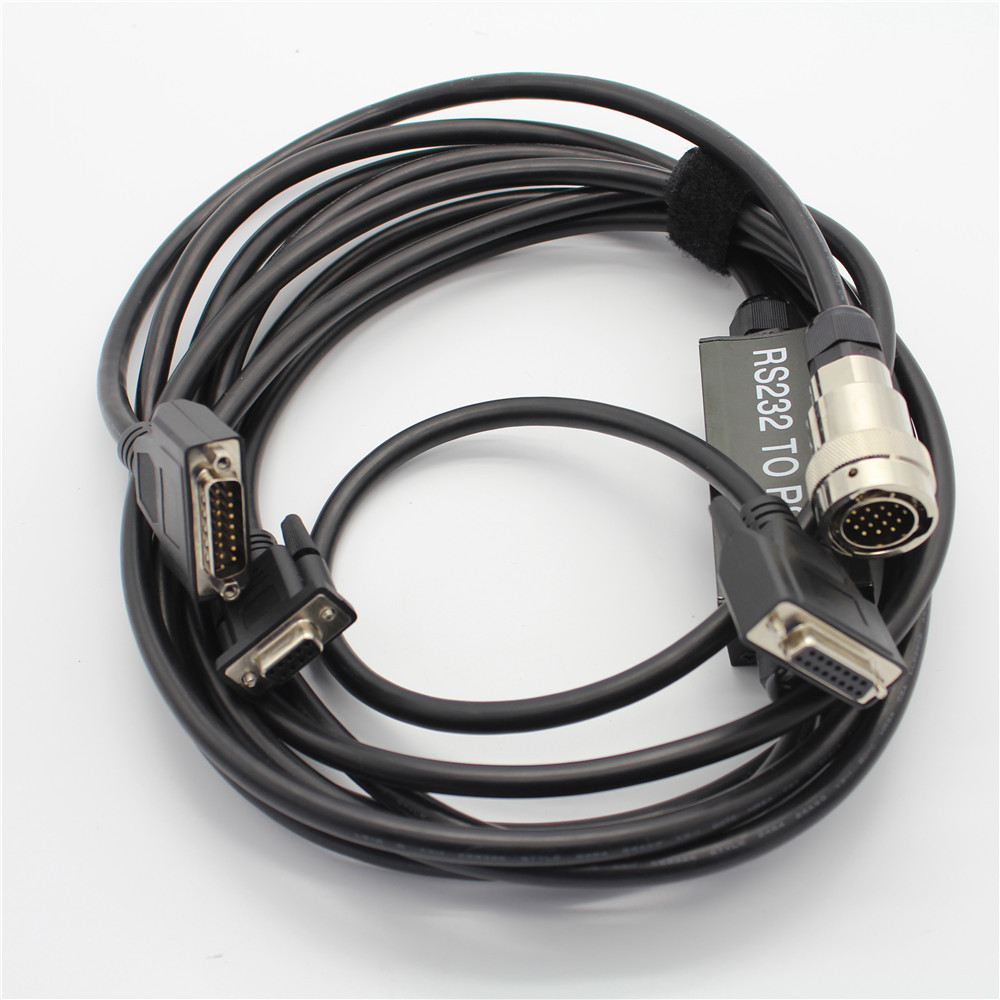 奔驰诊断线带电路板芯片线RS232 to RS485 Cable与主机相连有信号