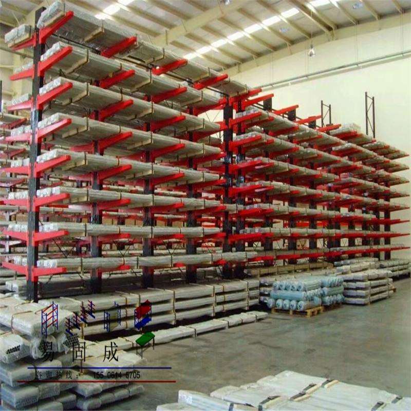 铝材专用托臂货架环形物料货架方管专用货架管材式重型悬臂货架