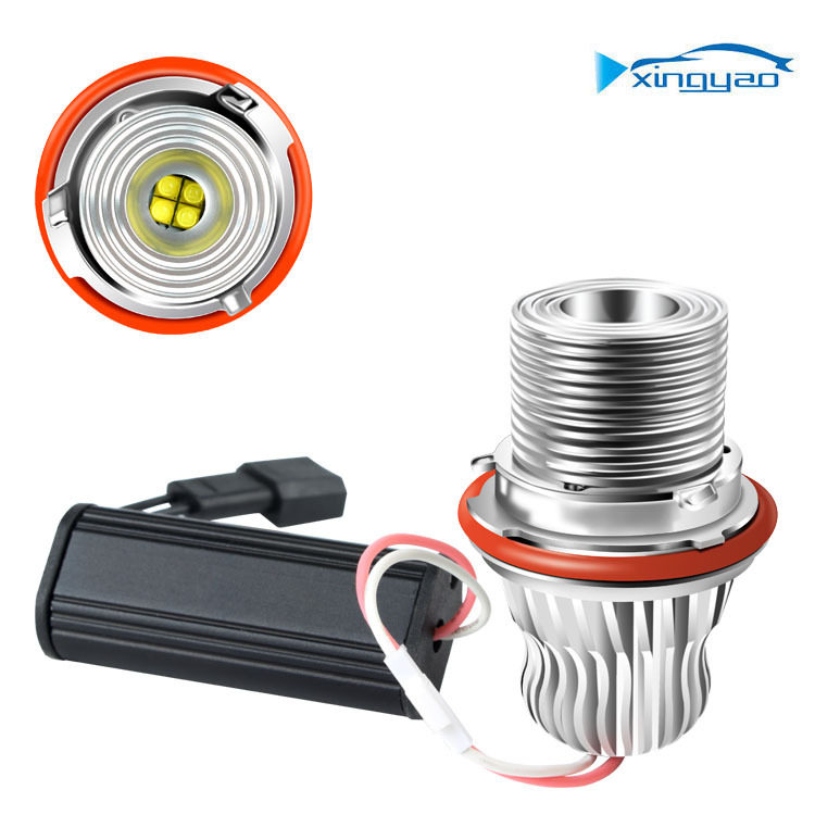 适用于宝马天使眼日间行车灯LED车灯 CREE E39 20W ANGELEYES
