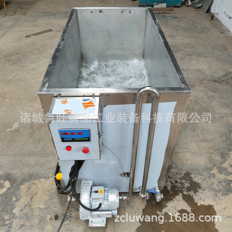 气泡翻浪式蔬菜清洗机 不锈钢气泡解冻槽 非标制作 果蔬清洗设备