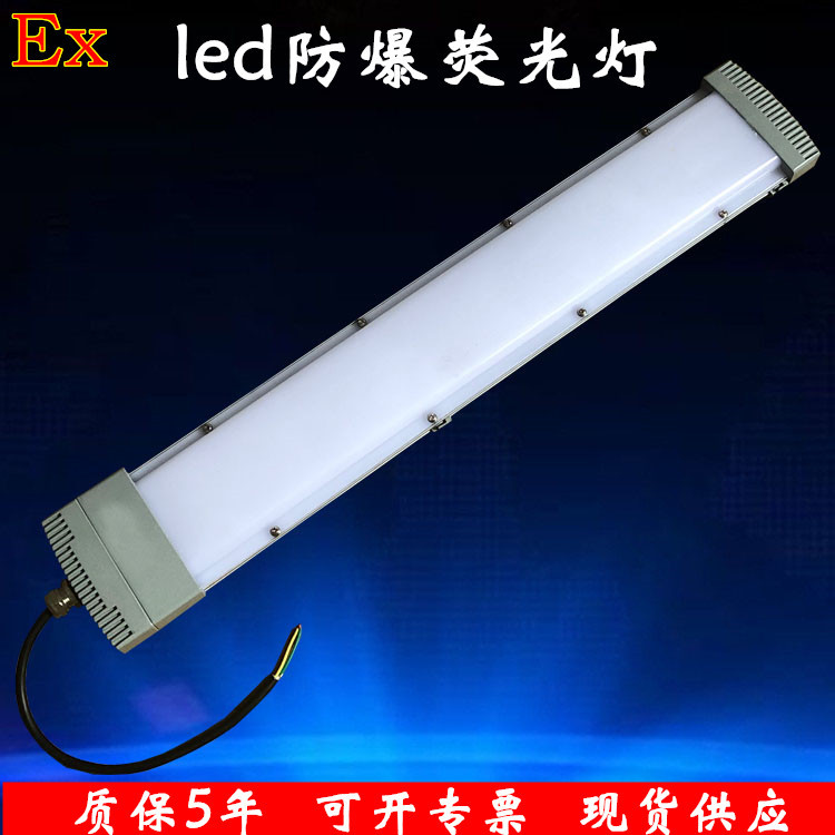 LED防爆荧光灯隔爆型仓库车间厂房条形三防照明灯应急灯20W40W60W
