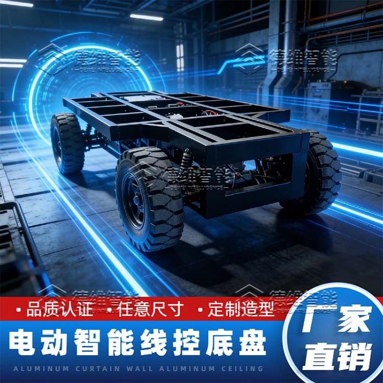 四轮多功能智能遥控驾驶重型底盘舞台道具表演房车彩车厂区搬运