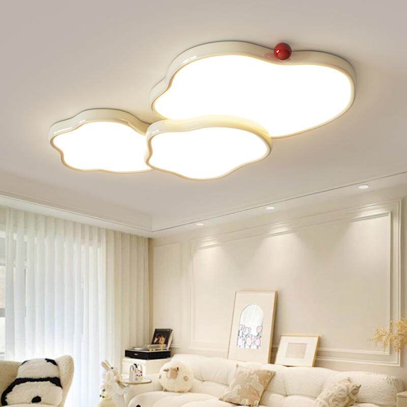 澳竹诚24新款现代简约客厅主灯客厅奶油风云朵大气LED中山吸顶灯