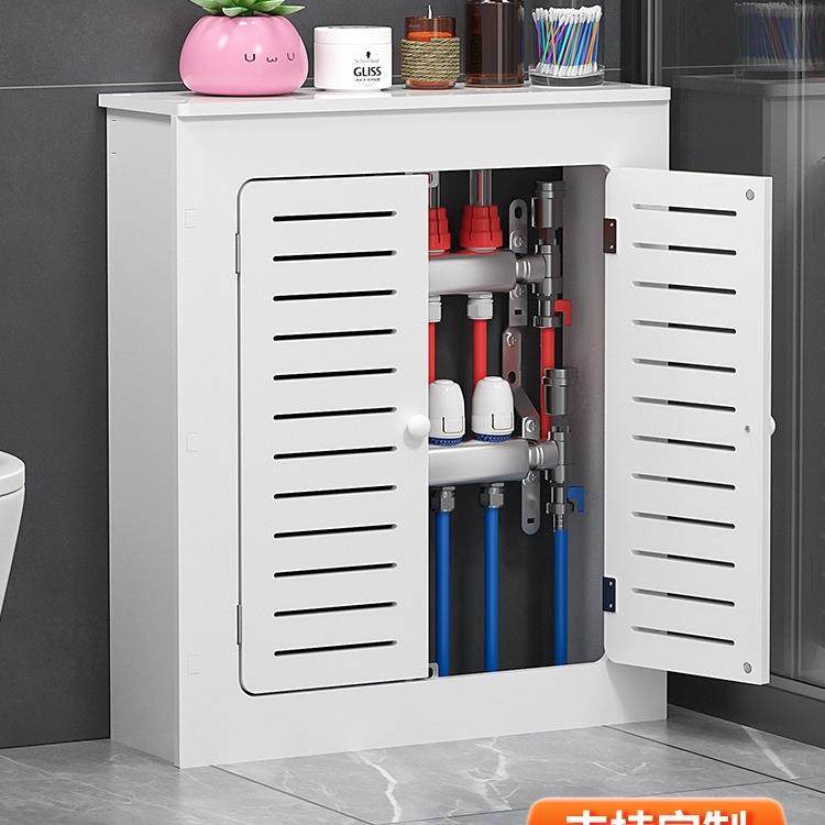 地暖分水器遮挡柜暖气片遮挡罩路由器盒集线箱遮丑装饰箱遮挡罩