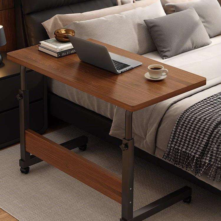 床边桌可移动简易出租屋折叠桌移动书桌简易电脑桌卧室家用小桌子