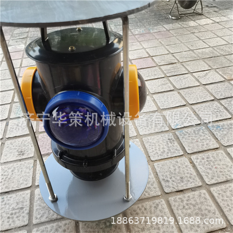 铁路太阳能板信号灯 转辙器标志灯 轨道交通黄蓝指示灯 - 实物图
