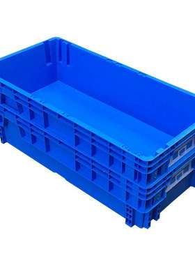 直销HP-115DT塑料周转盒蓝色 物料周转筐 外径1100*550*260mm