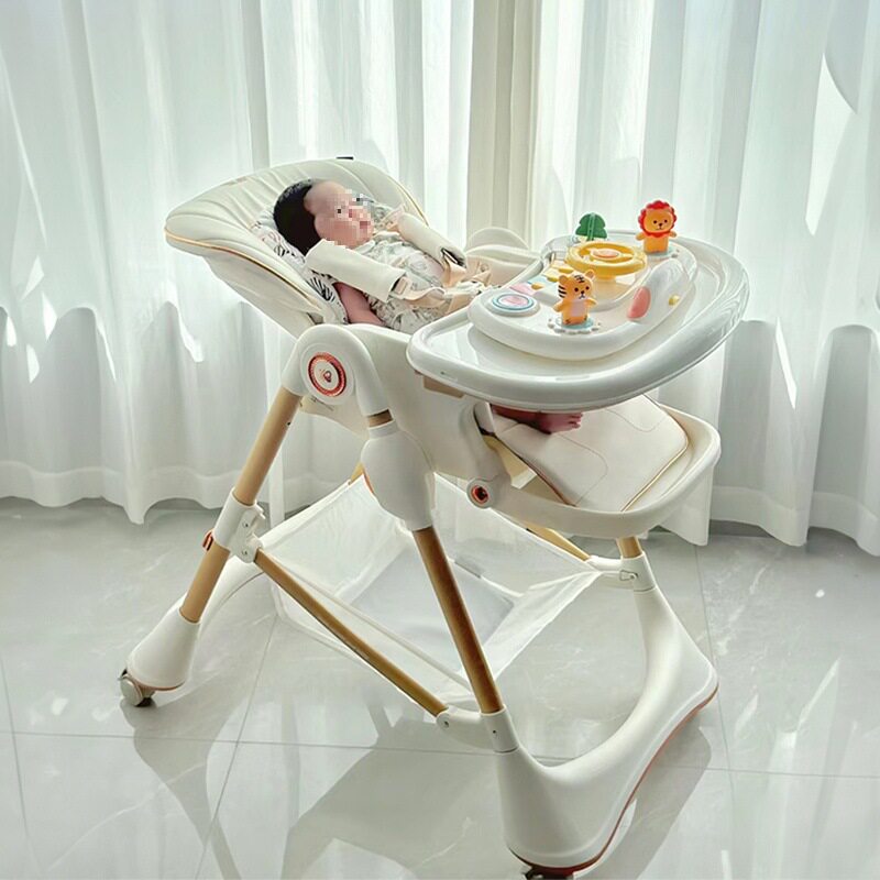 卡曼karmababy宝宝餐椅婴儿餐桌多功能坐椅家用可折叠吃饭学坐J&