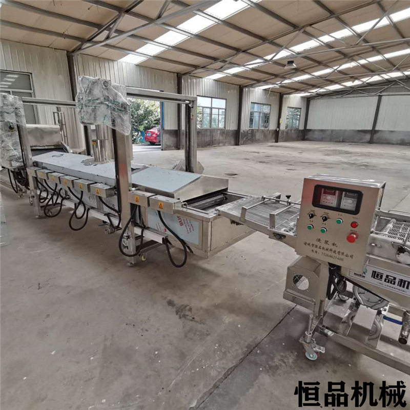 香酥梭子蟹脱水油炸机香菇脆片真空油炸设备香蕉片低温油炸流水