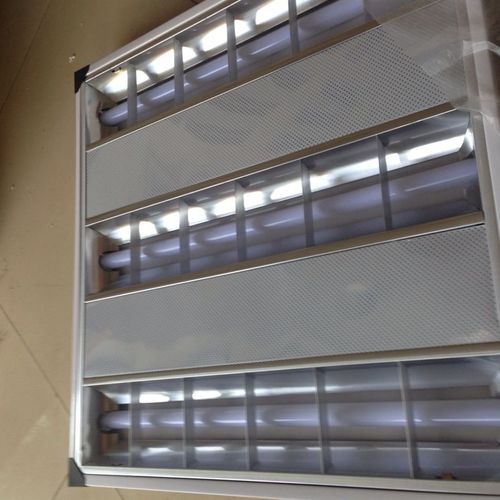 T5T8LED格栅灯600X600嵌入式明装300 1200 900灯盘60*60可配应急