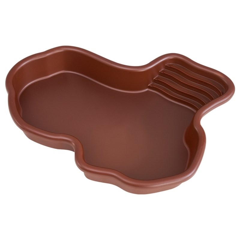 家用乌龟超大泡澡盆塑胶鱼缸造景摆件陆龟半水龟爬虫宠物饲养水盆