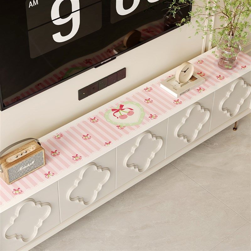 奈司高级感电视柜餐边柜桌垫台面保护垫鞋柜酒柜防脏桌布玄关垫子,居家布艺,桌布,淘宝优惠券,粉丝福利购,淘宝优惠卷