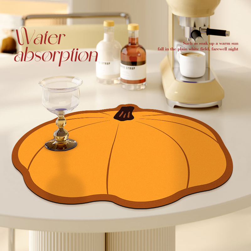 台面沥水垫子厨房吧台杯子碗盘隔水隔热垫茶水台硅藻泥干燥吸水垫