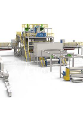 SMMSS纺熔无纺布机器SSMMS纺熔无纺布设备1.6/2.4/3.2/4.2米