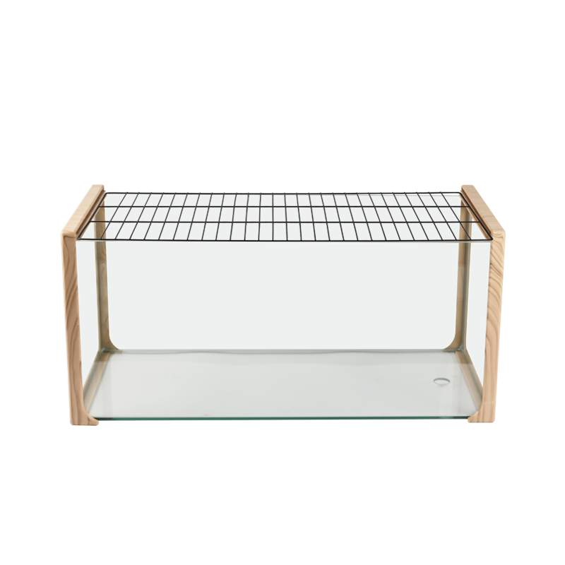 仿木纹乌龟专用玻璃缸防逃网盖子防乌龟逃逸防越狱养龟缸防猫盖子