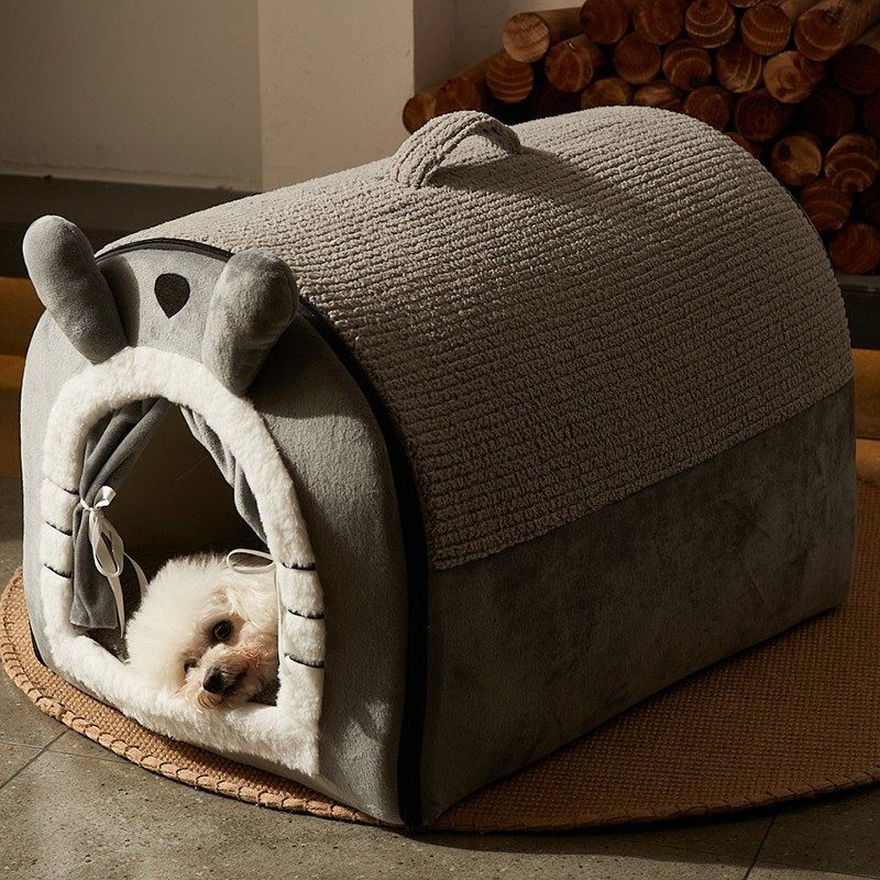 狗窝冬天保暖狗屋房子帐篷四季通用可拆洗小型犬泰迪猫窝宠物用品,宠物/宠物食品及用品,猫窝/屋/帐篷/沙发,淘宝优惠券,粉丝福利购,淘宝优惠卷
