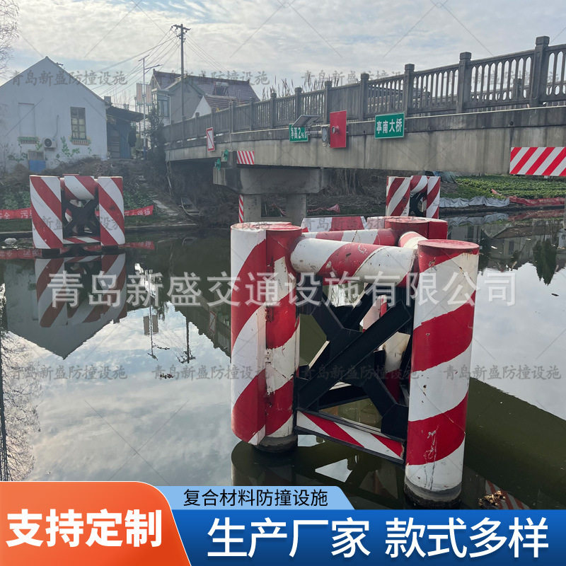 青岛新盛海底隧道钢覆反光防撞块