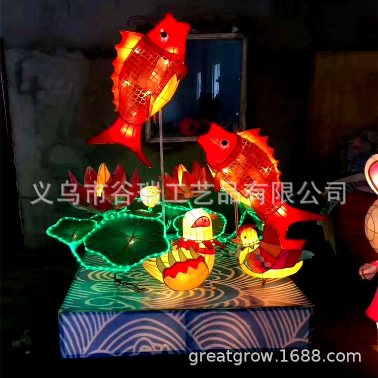谷瑞工艺中秋嫦娥奔月大型花灯