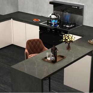 沃顿岩板贝佳斯大板智联800 2600mm厨房可切菜桌面岩板哑光石英石