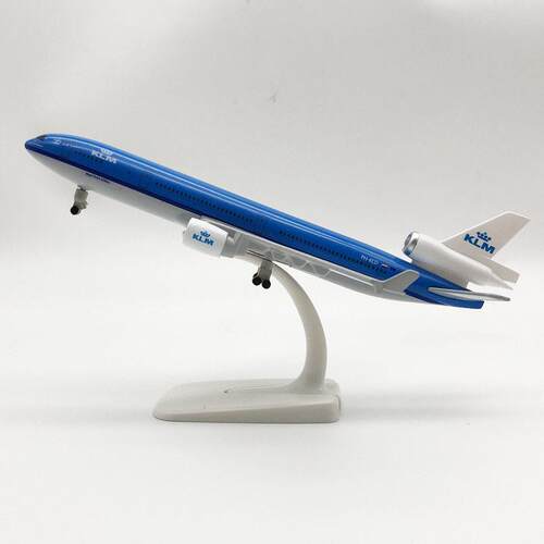 麦道MD11飞机模型航模美国航空荷兰泰国客机仿真合金航模带轮