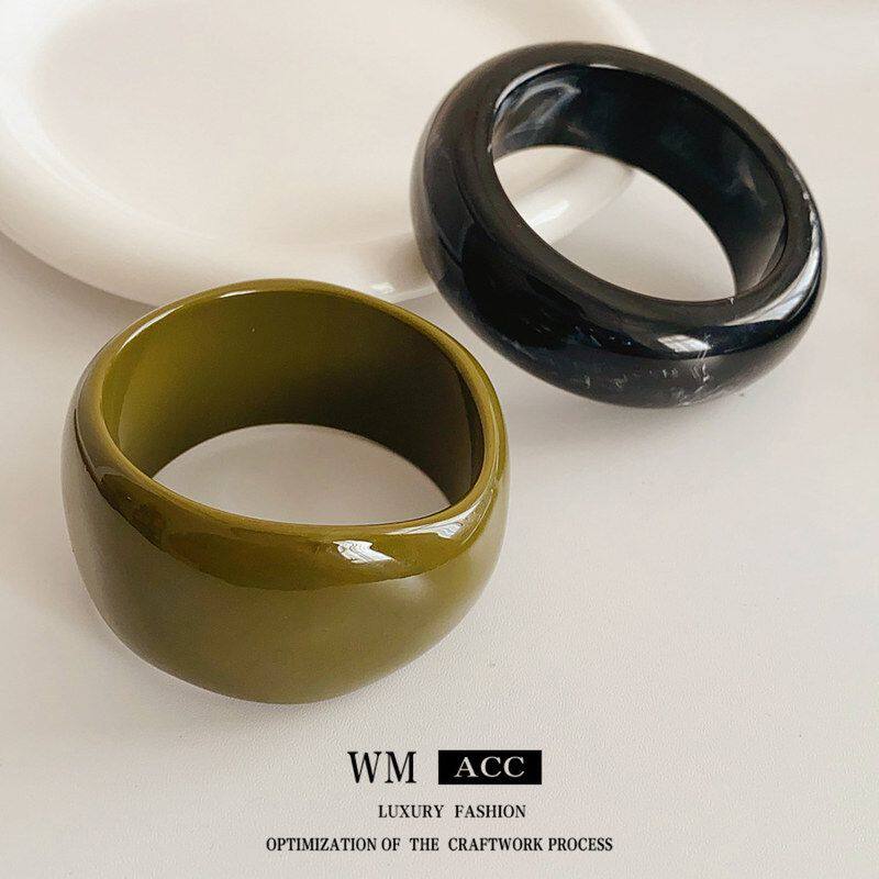 夸张女不规则独特设计感小众欧美高级感手镯跨境手饰百搭手环晕染