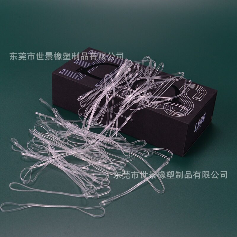 厂家直销防老化橡皮筋防静电无尘车间使用透明橡皮筋